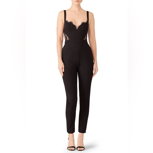 Fame and Partners The Millie Jumpsuit in Black